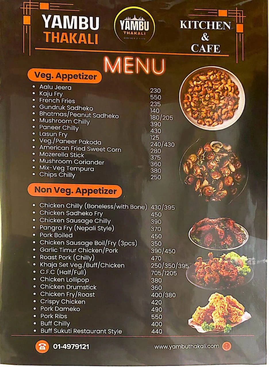 Yambu Thakali Menu Page 4